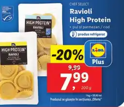 Lidl CHEF SELECT Ravioli High Protein Ofertă