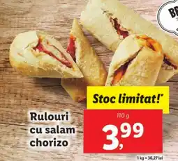 Lidl Rulouri cu salam chorizo Ofertă