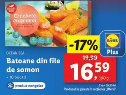 Lidl OCEAN SEA Batoane din file de somon Ofertă