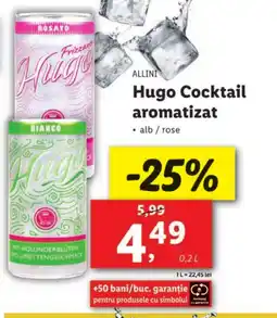 Lidl ALLINI Hugo Cocktail aromatizat Ofertă