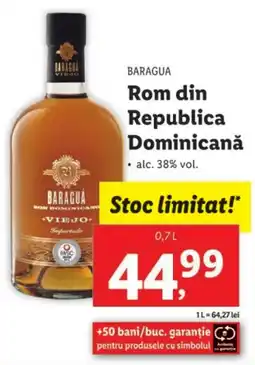 Lidl BARAGUA Rom din Republica Dominicanǎ Ofertă