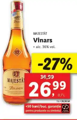 Lidl MAJESTÄT Vinars Ofertă