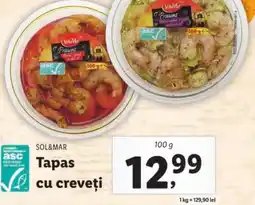 Lidl SOL&MAR Tapas cu creveţi Ofertă