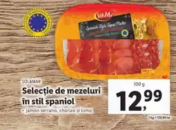 Lidl SOL&MAR Selecție de mezeluri în stil spaniol Ofertă