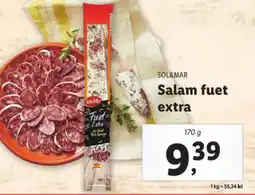 Lidl SOL&MAR Salam fuet extra Ofertă
