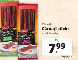 Lidl SOL&MAR Cârnaţi sticks Ofertă