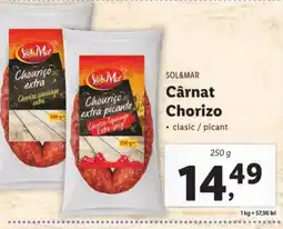 Lidl SOL&MAR Cârnat Chorizo Ofertă