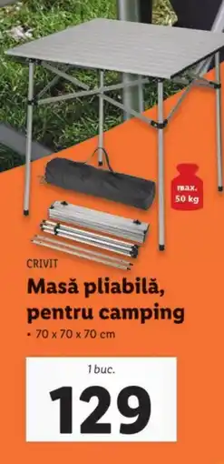 Lidl CRIVIT Masă pliabilă, pentru camping Ofertă