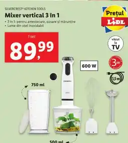 Lidl SILVERCREST KITCHEN TOOLS Mixer vertical 3 în 1 Ofertă