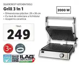 Lidl SILVERCREST KITCHEN TOOLS Grill 3 în 1 Ofertă