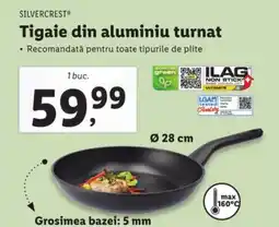 Lidl SILVERCREST Tigaie din aluminiu turnat Ofertă