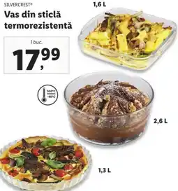 Lidl SILVERCREST Vas din sticlă termorezistentă Ofertă