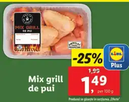 Lidl Mix grill de pui Ofertă