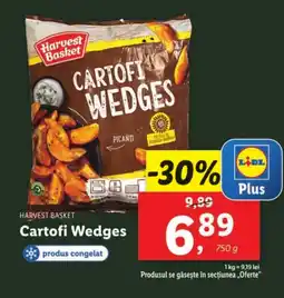 Lidl HARVEST BASKET Cartofi Wedges Ofertă