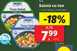 Lidl NIXE Salată cu ton Ofertă