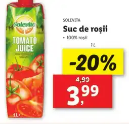 Lidl SOLEVITA Suc de roşii Ofertă