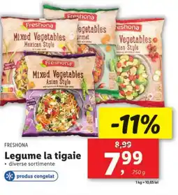Lidl FRESHONA Legume la tigaie Ofertă