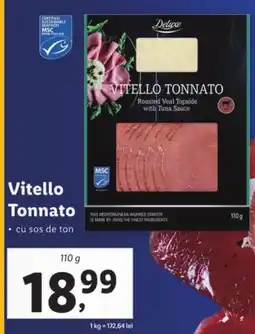 Lidl Deluxe Vitello Tonnato Ofertă