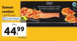 Lidl Deluxe Somon scoţian Ofertă