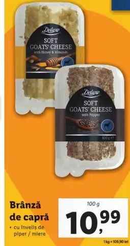 Lidl Deluxe Brânză de capră Ofertă