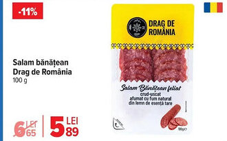 Carrefour Market Salam bănăţean Drag de România Ofertă