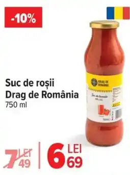 Carrefour Market Suc de roşii Drag de România Ofertă