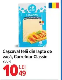 Carrefour Market Cascaval felii din lapte de vacă, Carrefour Classic Ofertă