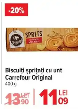 Carrefour Market Biscuiți sprițați cu unt Carrefour Original Ofertă
