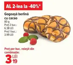 Carrefour Market Gogoaşă berlină cu cacao Ofertă