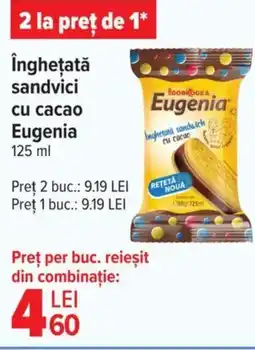 Carrefour Market Îngheţată sandvici cu cacao Eugenia Ofertă