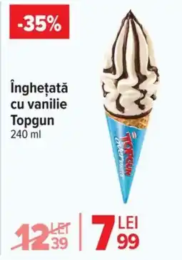 Carrefour Market Îngheţată cu vanilie Topgun Ofertă