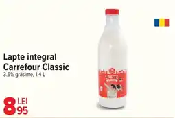 Carrefour Market Lapte integral Carrefour Classic Ofertă
