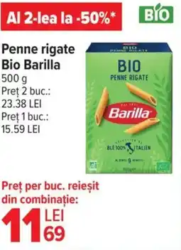 Carrefour Market Penne rigate Bio Barilla Ofertă