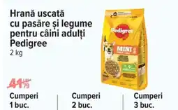 Carrefour Market Hrană uscată cu pasăre şi legume pentru câini adulți Pedigree Ofertă