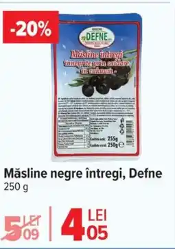 Carrefour Market Măsline negre întregi, Defne Ofertă