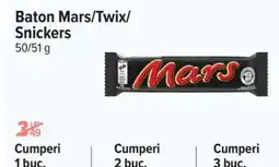 Carrefour Market Baton Mars/Twix/ Snickers Ofertă