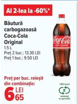 Carrefour Market Băutură carbogazoasă Coca-Cola Original Ofertă