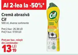 Carrefour Market Cremă abrazivă Cif Ofertă