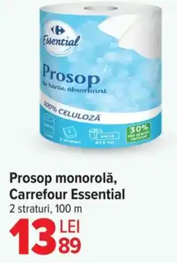 Carrefour Market Prosop monorolă, Carrefour Essential Ofertă