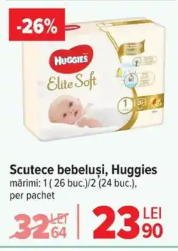 Carrefour Market Scutece bebeluşi, Huggies Ofertă