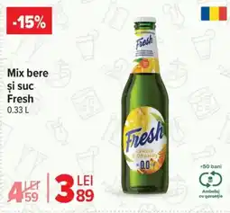 Carrefour Market Mix bere şi suc Fresh Ofertă