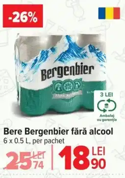 Carrefour Market Bere Bergenbier fără alcool Ofertă