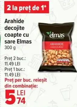 Carrefour Market Arahide decojite coapte cu sare Elmas Ofertă