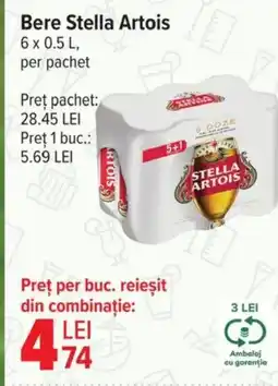 Carrefour Market Bere Stella Artois Ofertă