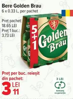 Carrefour Market Bere Golden Brau Ofertă