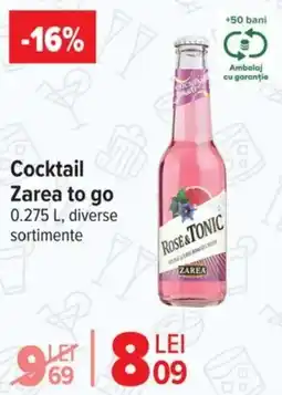 Carrefour Market Cocktail Zarea to go Ofertă