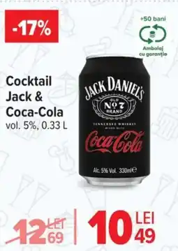 Carrefour Market Cocktail Jack & Coca-Cola Ofertă