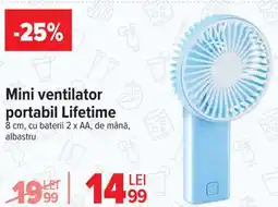 Carrefour Market Mini ventilator portabil Lifetime Ofertă