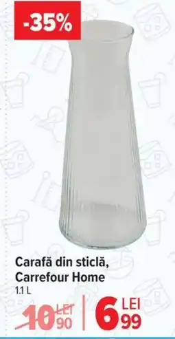 Carrefour Market Carafă din sticlă, Carrefour Home Ofertă