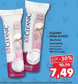 Kaufland CLEANIC Pure effect Dischete cosmetice Ofertă